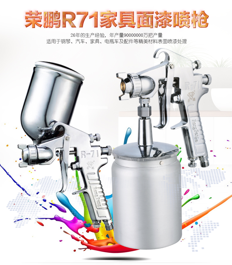 荣鹏气动 轻松知晓汽车涂装中的手动喷漆枪原理